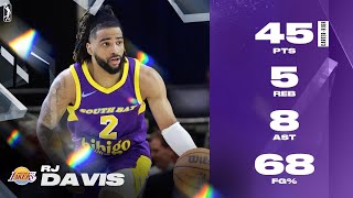 RJ Davis Put on a SHOW for South Bay with a Career-High 45 PTS!