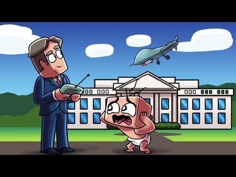 Minecraft | Baby Sitter - PSYCHO PRESIDENT STARTS A WAR! (White House Tour)