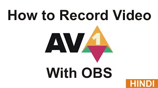 How to record OBS video in AV1