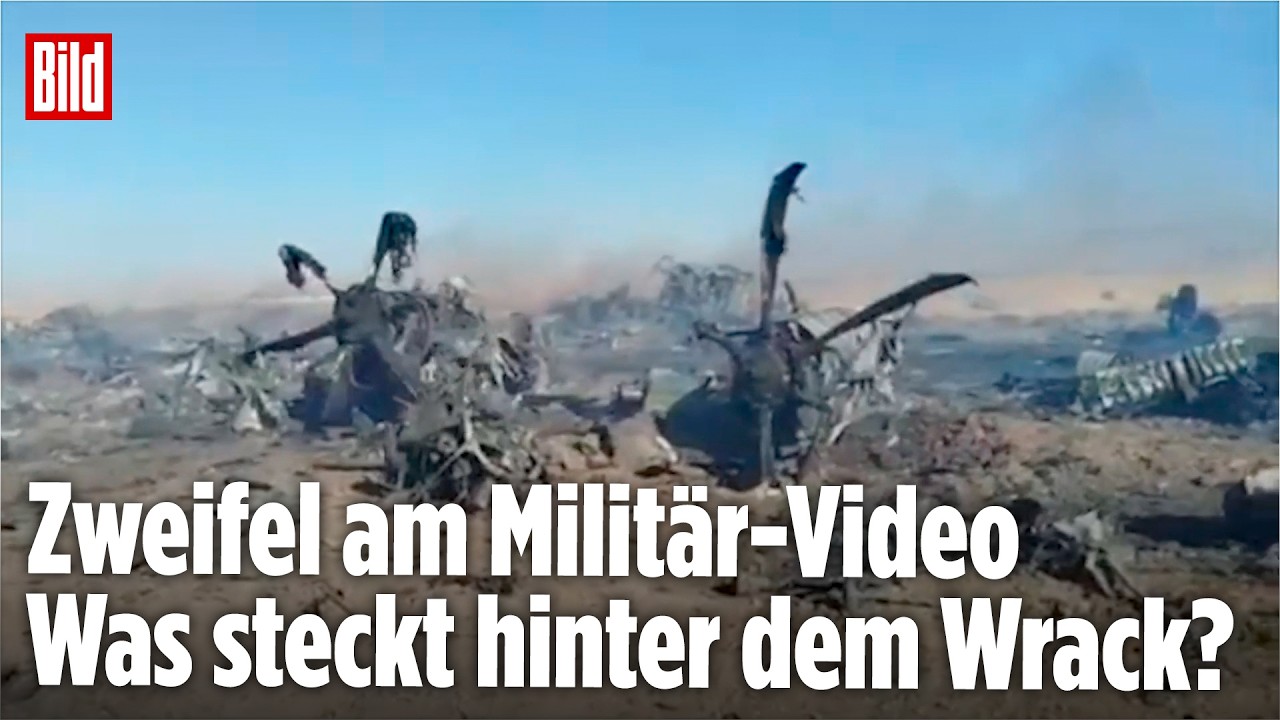 IRAN: Revolutionsgarden zeigen US‑Flugzeug‑Wrack – Zweifel an Darstellung wachsen