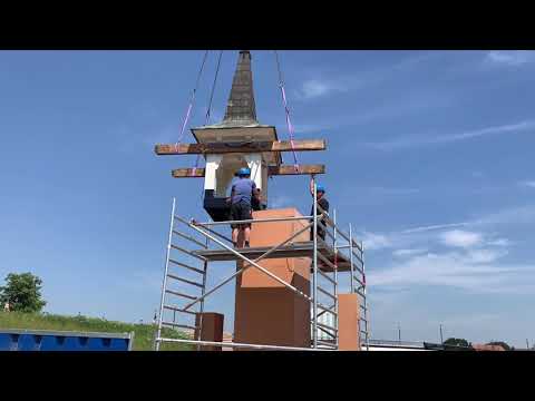 Het torentje is terug in het centrum van Wanssum