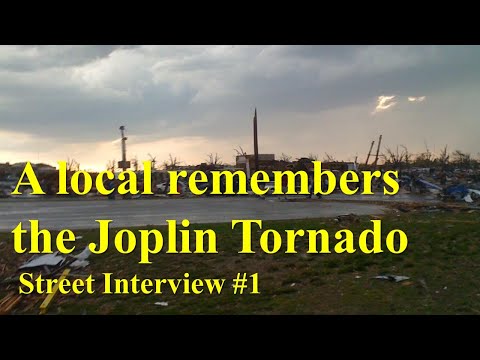 A Local Remembers the Joplin Tornado: Street Interview #1