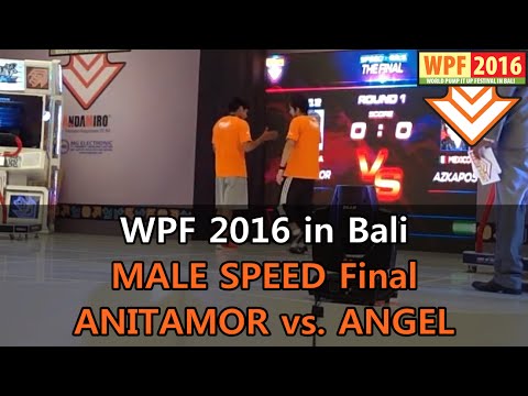 [WPF 2016] Male Speed, Final: ANITAMOR vs. ANGEL