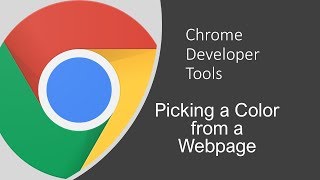 Picking a Color from a Webpage with Chrome Developer Tools