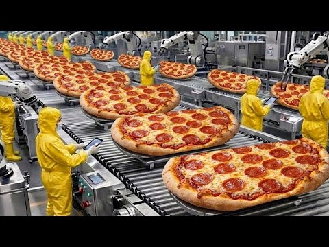Inside Domino’s Pizza Factory: Dough to Melty Perfect Slices | Full Production Process