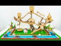 Build Hamster Maze And Turtle Pond - DIY Cardboard Hamster Tree House