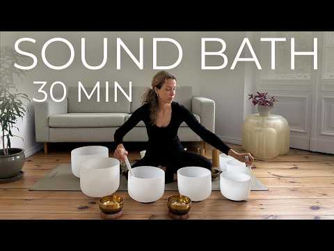Singing Bowls Sound Bath for Relaxation — 30 Min