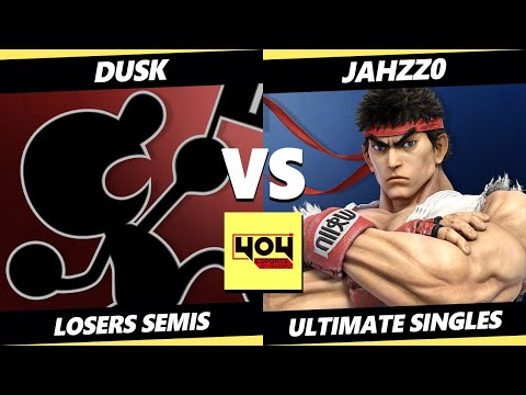4o4 Weekly 20 LOSERS SEMIS - Dusk (Game & Watch) Vs. Jahzz0 (Ryu) Smash Ultimate - SSBU