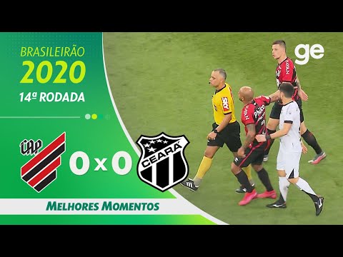 Gols e lances de Athletico-PR x Ceará