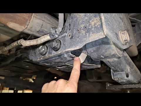 Move this. 2014 Dodge Ram 2500 Transfer case removal.