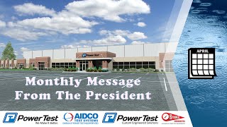 Monthly Message - April 2016