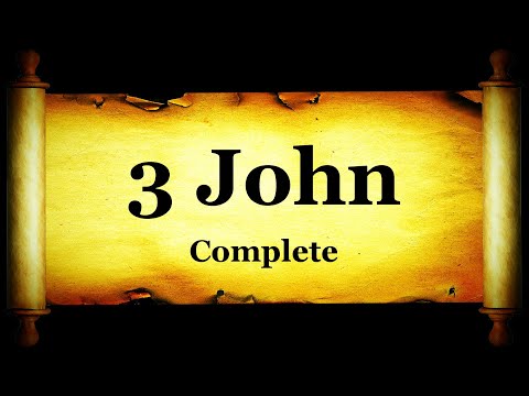 Holy Bible: Book 64 - The Third Epistle of John - KJV Read Along HD 4K Audio Text (Narration 1)