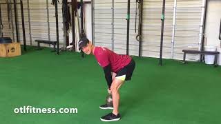 Kettlebell deadlift