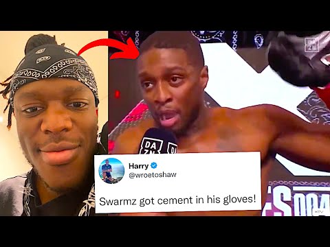 INFLUENCERS REACT TO SWARMZ BREAKING RYAN TAYLOR FACE WITH ONE PUNCH | SWARMZ REACTION