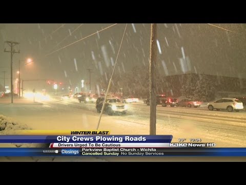 Wet snow causes dangerous driving conditions