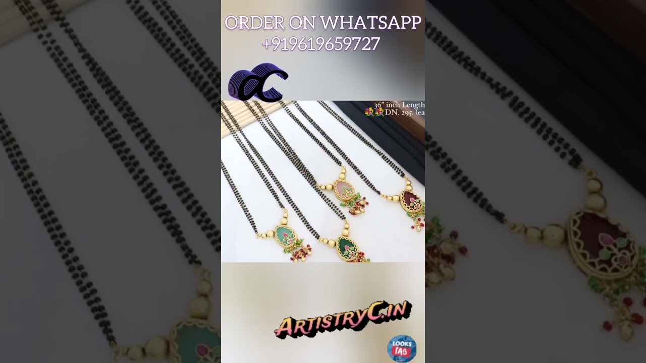 Embrace Elegance: The Janhvi Kapoor Inspired Modern Chandbali Mangalsutra