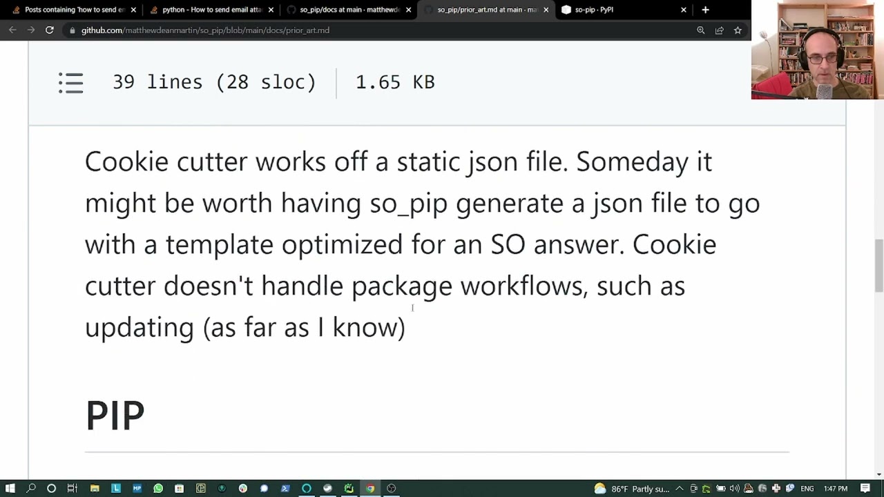 Python Library of the moment- StackOverflow Pip/so_pip
