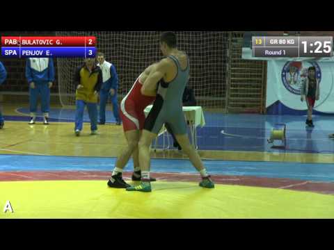80. kg Goran Bulatović (PABG) - Ervin Penjov (SPSU)