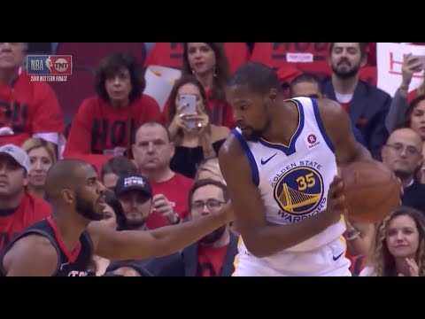 Kevin Durant Exposes Chris Paul's Overrated Defense - 2018 NBA WCF