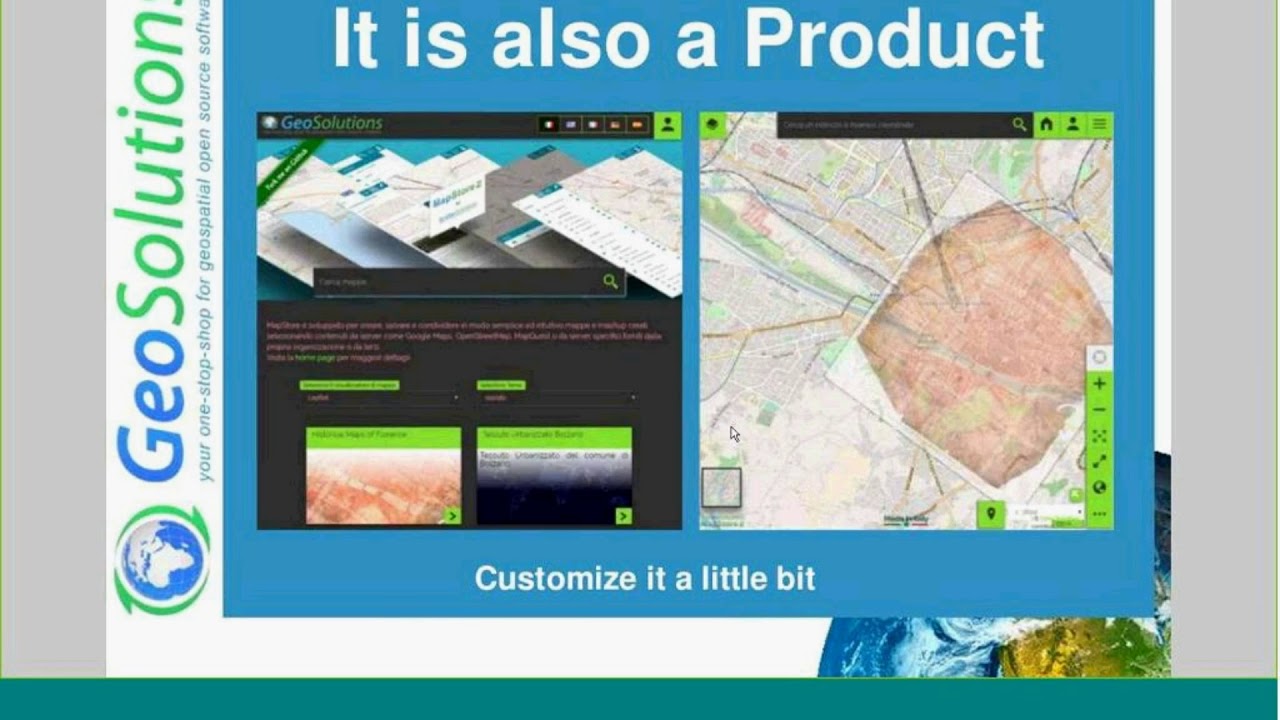 MapStore 2 Comprehensive demo