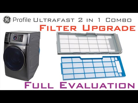 GE Profile Ultrafast 2in1 Combo Washer Dryer -The new Filter from GE is reviewed, does it help?