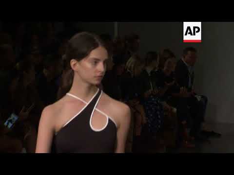 London based designer David Koma launches his latest collection at LFW