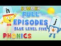 SummerLearning Alphablocks Blue Level Five FULL EPISODES 1 3 Learn To Read HomeSchooling