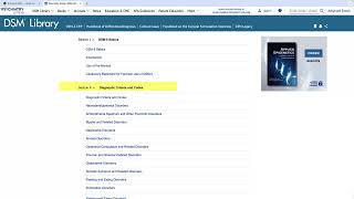 Accessing the DSM-5-TR