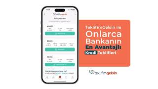 Krediye mi İhtiyacın Var? TeklifimGelsin Yanında.