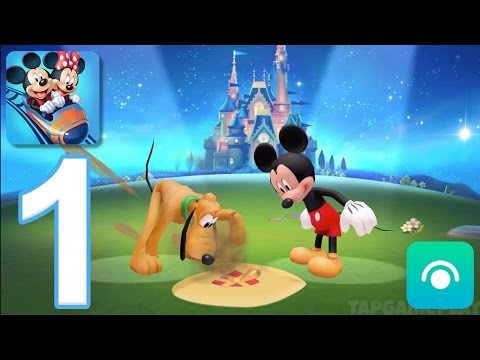 Disney Magic Kingdoms - Gameplay Walkthrough Part 1 - Level 1-3 (iOS, Android)