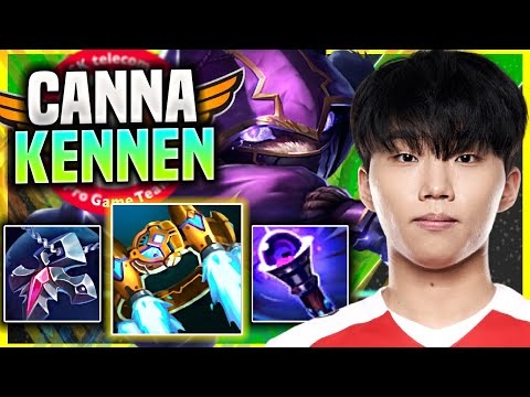 CANNA DOMINATING KENNEN WITH NEW ITEMS! - T1 Canna Plays Kennen Top vs Neeko! | Season 11