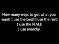 Sex Pistols - Anarchy in the U.K. (Lyrics) 