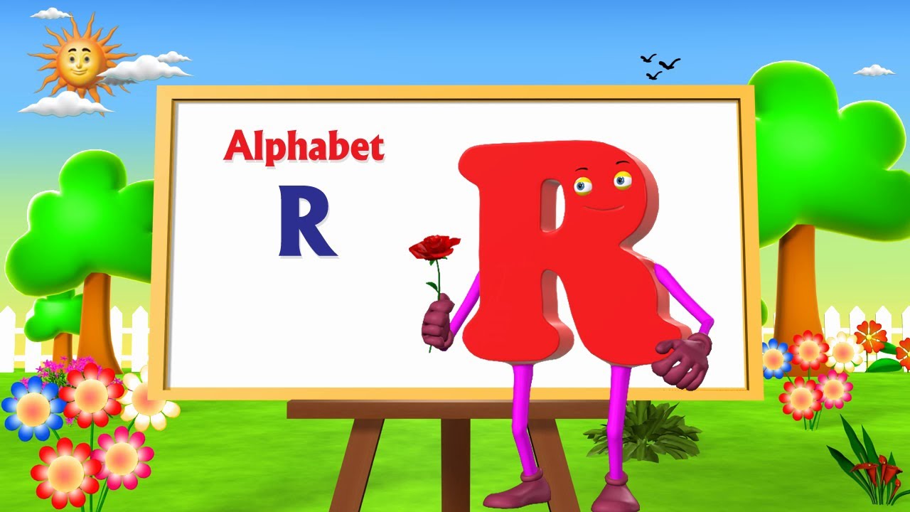 Letter R Song - 3D Animation Learning English Alphabet ABC Songs For children