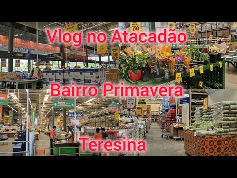 Vlog Cedinho, conferindo preços no Atacadão da Primavera. Teresina Piauí 