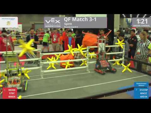 2017 VRC-MS Spir QF3-1 - 8838B 578C 8066X vs 31415P 6842Z 4951H - 27 to 19