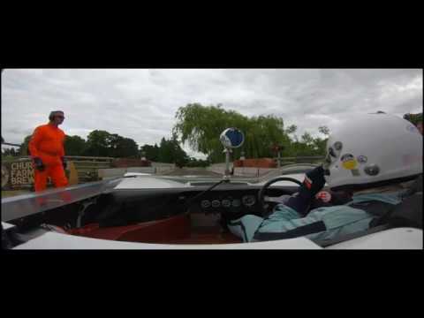 ON BOARD the Chaparral at Chateau Impney hill climb 2019