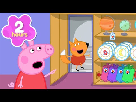 Peppa Finds a SECRET Door 🚪 Freddy Fox Climbs MYSTERY Stairs 😮 Peppa Pig Official Episodes | 2 Hours