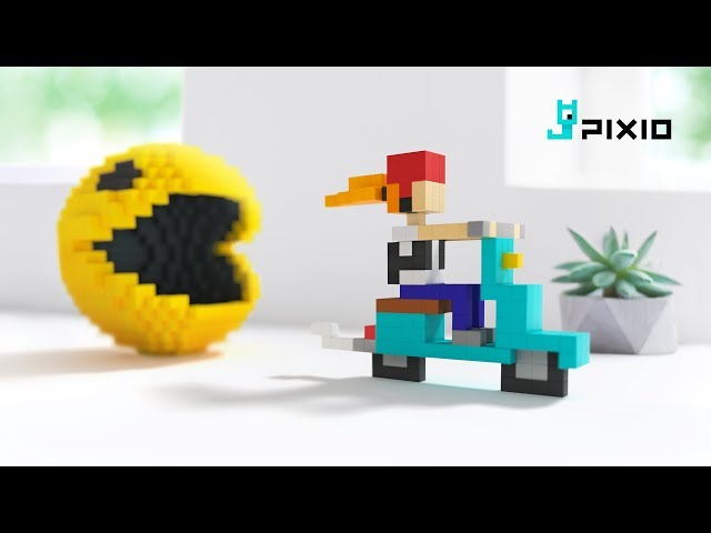 Video Teaser für PIXIO — Magnetic Construction Set In The Pixel Art Style