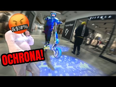 Jazda po GALERII | Przypał z OCHRONĄ❗❗