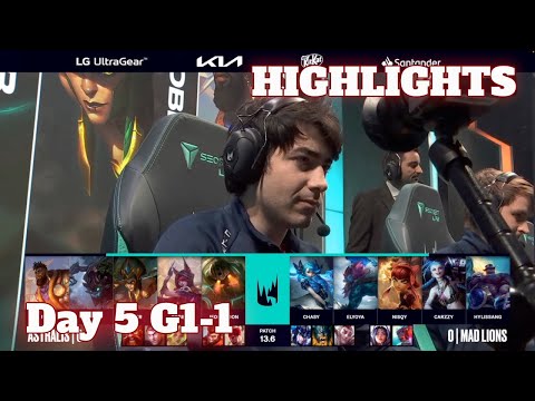 AST vs MAD - Game 1 Highlights | Day 5 LEC Spring 2023 Group Stage | Astralis vs Mad Lions G1