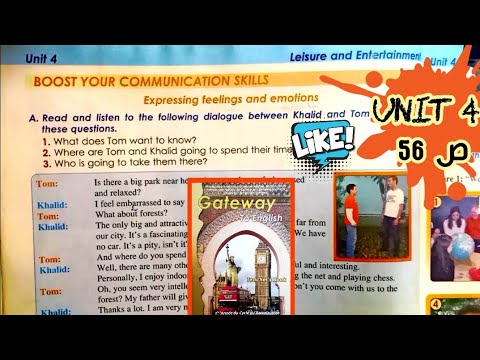 GATEWAY Unit 4 Expressing Feelings And Emotions Page 56