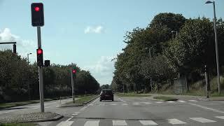 Car ride Køre ud i sommerlandene. Gjerlev - Randers UHD/4K /HDR Video 03