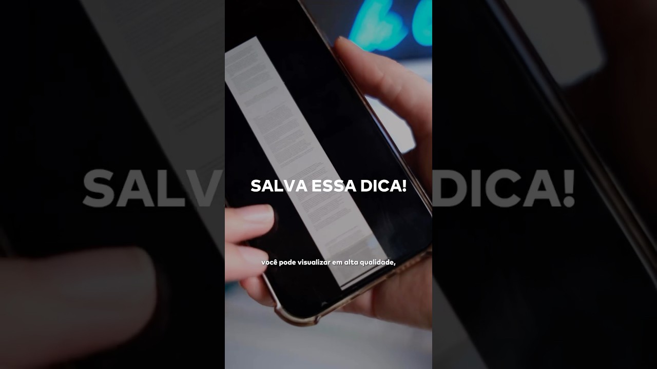 Transforme um DOCUMENTO EXTENSO em uma única imagem!