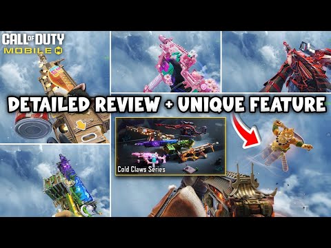 All Legendary Guns from Cold Claws series + Unique Feature #codm 