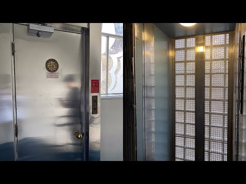 Beautiful vintage scenic Atlas Traction elevator @ undisclosed location - San Francisco, CA.