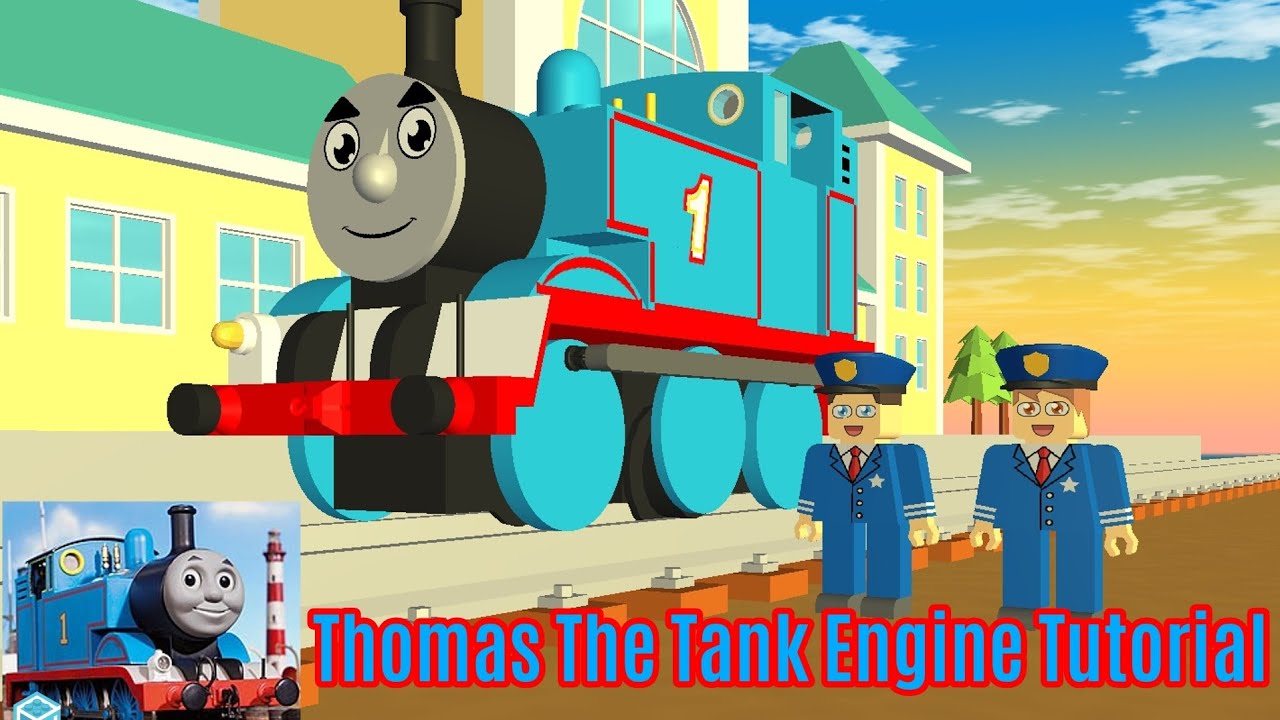 Thomas The Tank Engine tutorial | Draw Bricks