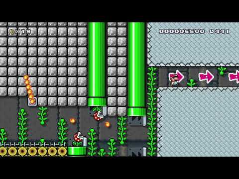 Lava Piranha's Lair by Yosef - Super Mario Maker - No Commentary 1bq
