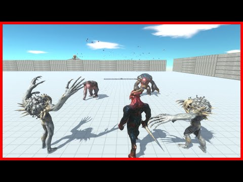 GORO & RANTHORN WITH NAMIKAZE DRONE VS MINIBOSS & 2x BOSSES - ANIMAL REVOLT BATTLE SIMULATOR