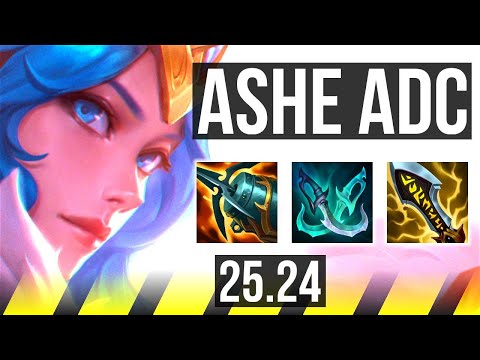ASHE & Thresh vs ZERI & Lulu (ADC) | Good KDA: 20/1/1 | KR Master | 25.24