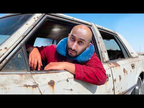 عشت 24 ساعة في اقدم سيارة بالعالم !